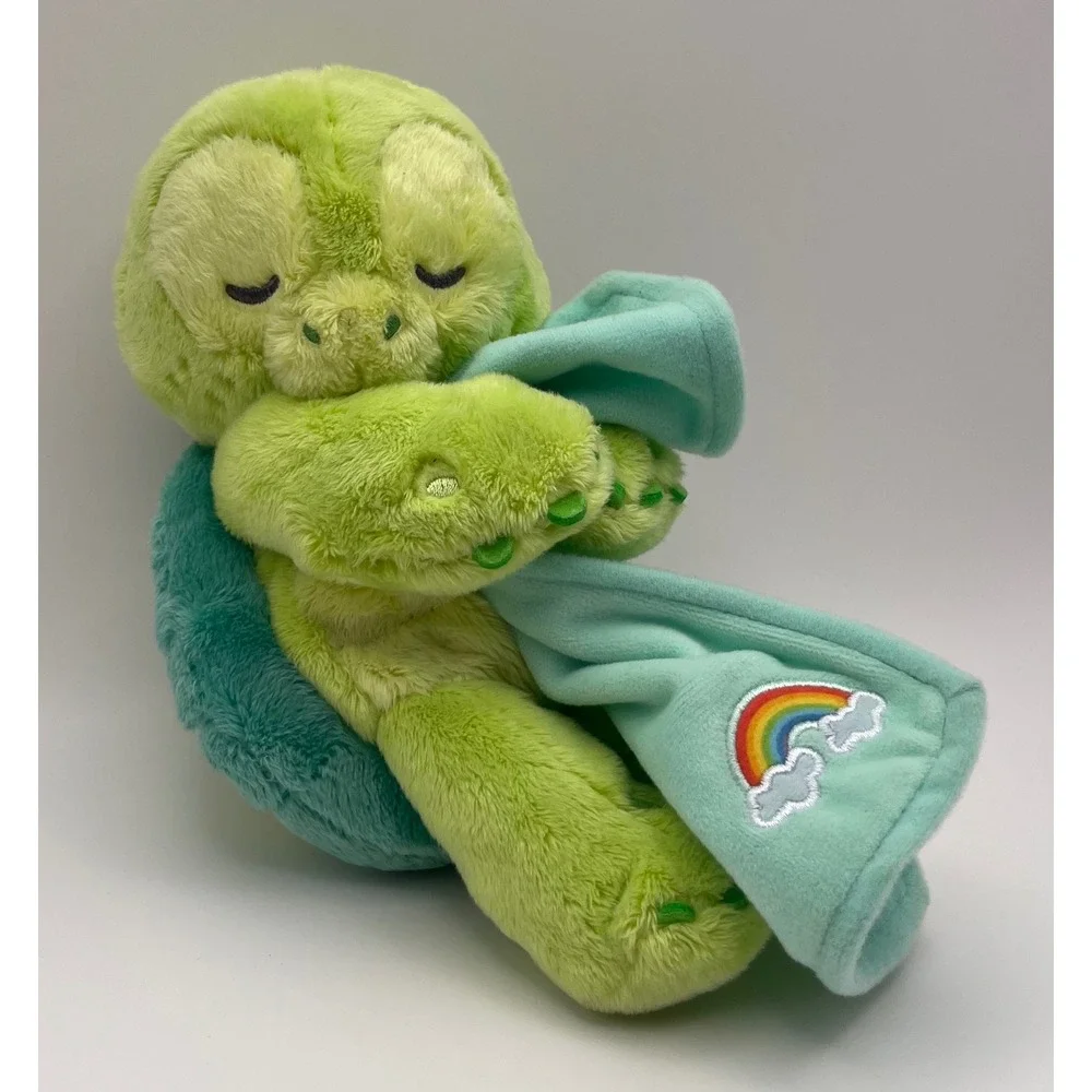 Tokyo Disney Sea 'Olu Mel Sleeping Turtle Plush Sweet Dreams Rainbow Blanket 7